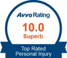 Avvo Top Rated 10.0 Superb Bryan Smith Badge